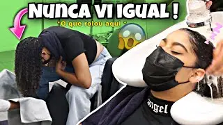 DA LAVAGEM A FINALIZAÇÃO NO SALÃO ! NUNCA VI IGUAL 😱