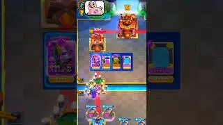 evolution skeleton army + dart goblin #clashroyale