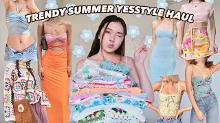 HUGE TRENDY SUMMER CLOTHING HAUL 2022 (tiktok inspired outfit ideas) | ft. YesStyle
