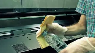 Cleaning the Encoder Strip on the HP Latex 110 Printer
