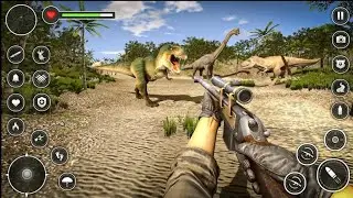 Dino Hunter -3D- dinosaur sniper soot, Daly game Android game play 