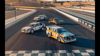Group B Rally Cars Back in Action at Velocity Invitational 2024 (Lancia Delta & Audi Quattro)