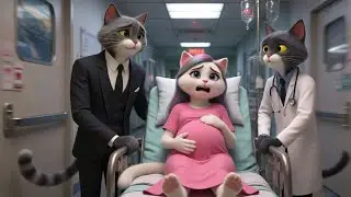 From Pain to Blessing 🤍 | What Happened  During Delivery? 😲 | Cat Story | #cats #catvideos