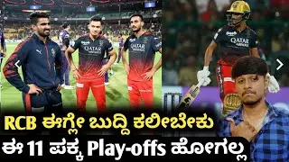 TATA IPL 2023 RCB playing 11 blunders Kannada|IPL 2023 RCB should change playing 11|Cricket analysis