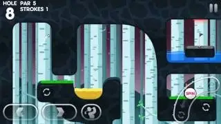 SSG3 | Super Stickman Golf 3 | Spin Land | Ghost Flag | No Powerups