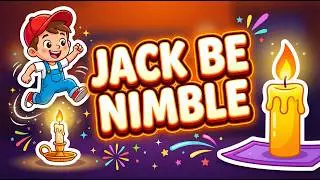 Jack Be Nimble | @CrazyChamps Nursery Rhymes & Songs for Kids | Kids Songs (Crazy Champs)