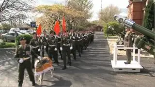 30th Rec Platoon, 2nd Field Artillery Regiment March Past