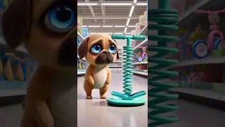 Heartwarming Cute Dog! From Shy to Making New Friends, The Magic of Pogo Stick Friendship! ❤️🐶