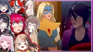 Hololive Girls Reaction to the Blonde Blazer and Invisigal Romance Route in Dispatch【Hololive 】