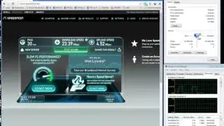Internode NBN Wireless 25 Mbps working at full speed at 7 am in the morning.