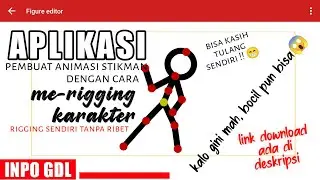 Tutorial animasi dengan rigging karakter mudah untuk pemula - link download ada di deskripsi