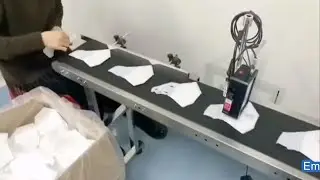 N95 face masks logo printing machine ink printer for mask making line