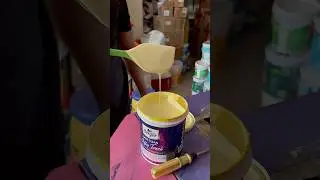 Super Moon Yellow Interior Paint Making | Soothing & Sunny Finish #shorts #mixingcolors #ytshorts