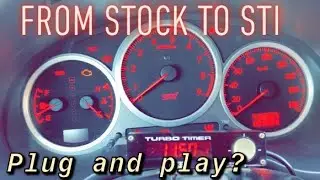 Installing 2004 Sti cluster on a stock wrx/RS 2004-2005