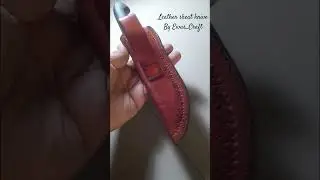leather sheat knive By Ewas_Craft