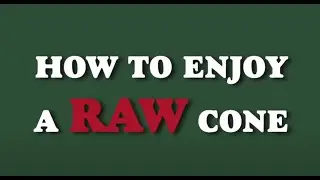 How to use a RAW Cone