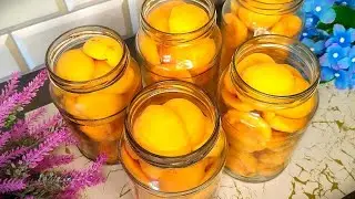 Sweet apricots in syrup!💥🍑 #food #recipe