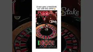 Drake gets a MASSIVE win with this SPIN!#stakeus #blackjack #stakeoriginals #plinko #mines
