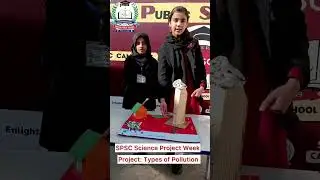 Science project on Types of pollution. science week science projects and model for students