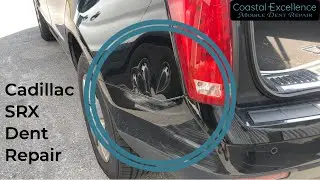 Cadillac SRX Dent Removed with Paintless Dent Repair by Coastal Excellence in Destin, Florida