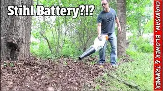 Stihl battery equipment- is it good enough for the lawn care or landscaping pro?!?  Blower, Chainsaw