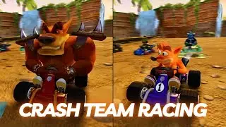 CRASH TEAM RACING: NITRO-FUELED | TINY TIGER VS CRASH BANDICOOT   #ctr #gaming  #playstation