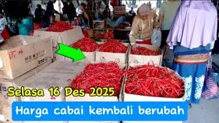 Harga sayur dan bawang serta cabai hari ini kembali berubah dipasar induk Sukomoro nganjuk