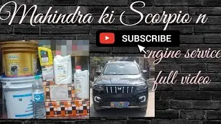 Mahindra ki Scorpio, N, engine service ful video