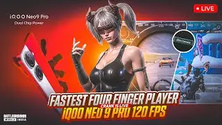 Finally 4.2 Update Is Here🔥 | BGMI Live: Snapdragon 8Gen2 120FPS Performance On iQOO Neo 9 Pro 📱