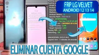 FRP LG VELVET G900 QUITAR CUENTA GOOGLE METODO ACTUALIZADO BIEN EXPLICADO