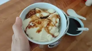 第一次做椰糖豆腐花