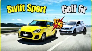 Swift sport 180ch vs Golf 6 r 275ch POV [4K GOPRO HERO 11]