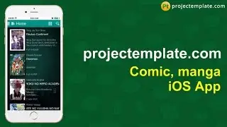 Comic, manga iOS App source code