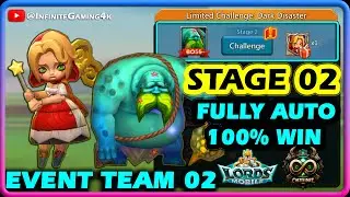 Lords Mobile Witch Doll Stage 2 Fully Auto | Limited Challenge Dark Disaster Stage 2 Auto Mode