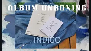 RM - INDIGO - BOOK EDITION + SPECIAL GIFT, WEVERSE ALBUM + POB UNBOXING