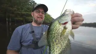 Catching Slab Crappie on beautiful Lake Bistineau!
