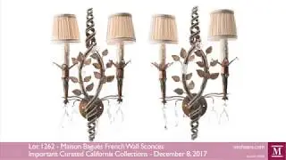 Maison Bagues French Wall Sconces at Michaan's Auctions