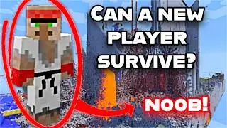 Can a Noob Survive the Brutal Spawn Region of 2b2t?