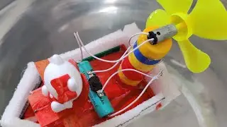 Make a Mini speed Motor Boat at Home I Science Project I Electric project I Electric motor boat