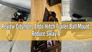 Review Citymons Endo-Hitch Trailer Ball Mount, Reduce Sway Anti-Rattle, 2