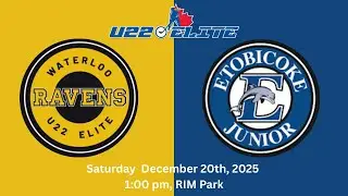 12/20/2025 - U22 Elite Waterloo Ravens vs Etobicoke Dolphins
