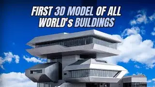 World's First 3D Model Of All Worlds Buildings #tech #technology #viralvideo #model 
