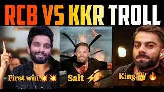 KKR VS RCB TROLL #cricket #ipl #ipl2025 #kkrvsrcb #viratkohli #salt #viarlvideo #cricketlover #troll