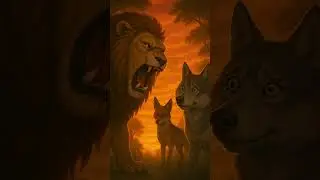 The Lion&rsquo;s Share | Powerful Animal Story with Moral | Wisdom vs Power Explained  #facts