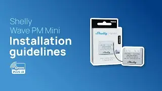 Shelly Wave PM Mini - Installation video US