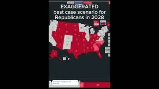 EXAGGERATED best case scenario for Republicans in 2028 #viral #shorts #politics #trump #election