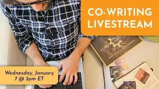 The very first Story Engine Co-writing Livestream #AmWriting #AmWritingFiction