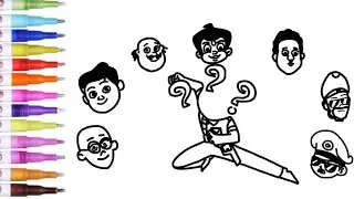 Little Singham Easy Drawing (Step by Step)