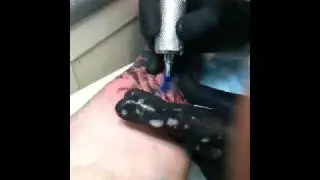 Skin Rip Saltire Tattoo