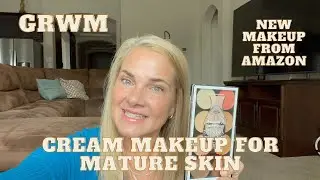 Get ready with me | Cream based pigment makeup for mature skin | New makeup from Amazon!